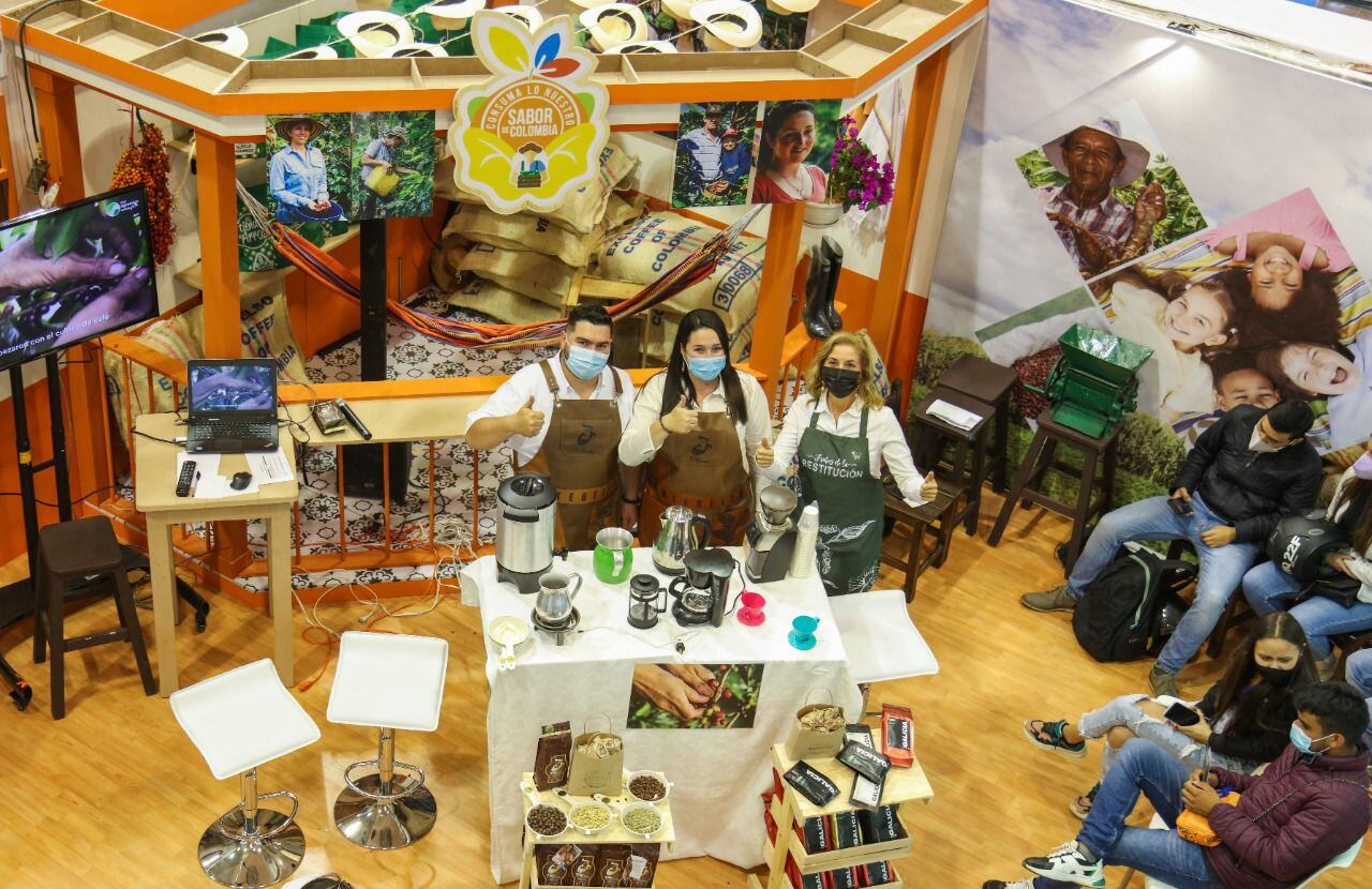 El Café Sabanitas en Agroexpo 2021.