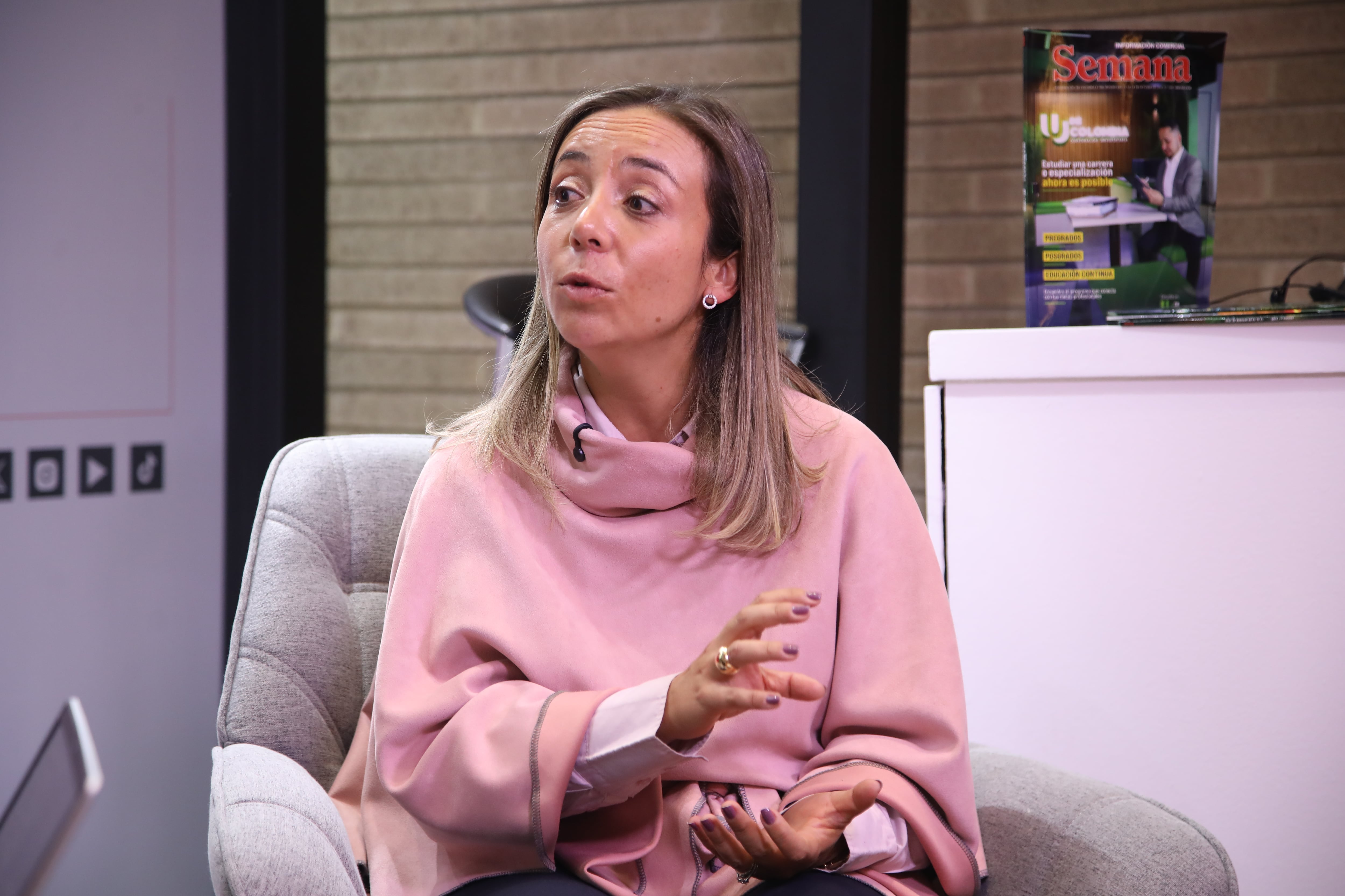 Catalina Muñoz, vicepresidenta de Recursos Humanos para South LAC, Mastercard habló con SEMANA, a propósito de su participación en el Foro Anual Innovación para el Desarrollo I+D /Humanamente: Salud mental, el activo para el desarrollo.