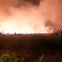La conflagración se registró muy cerca de la zona residencial, en Valle del Lili.