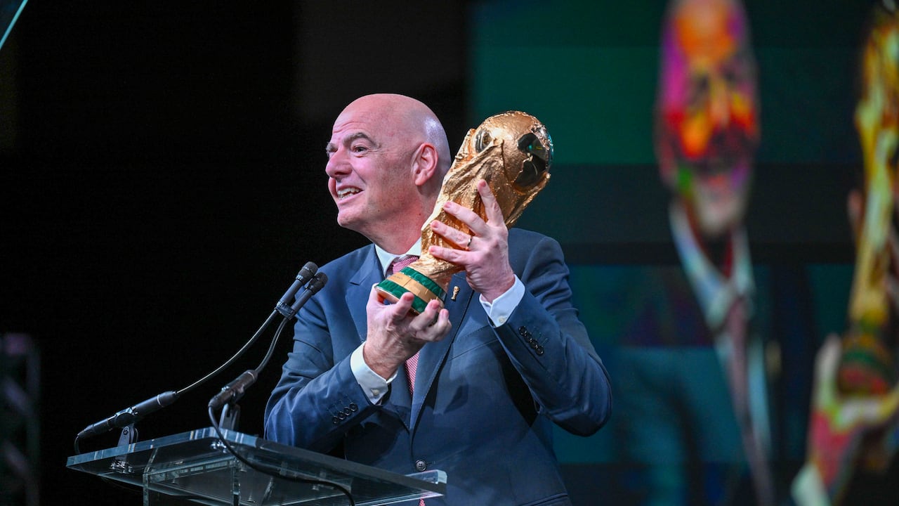 Gianni Infantino, presidente de FIFA. El dirigente apostó por un Mundial de 48 equipos que está a punto de iniciar.