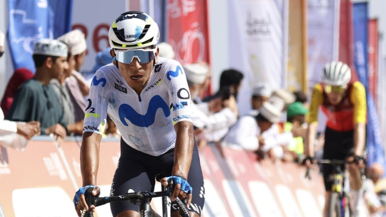 Nairo Quintana, ciclista del Movistar Team.