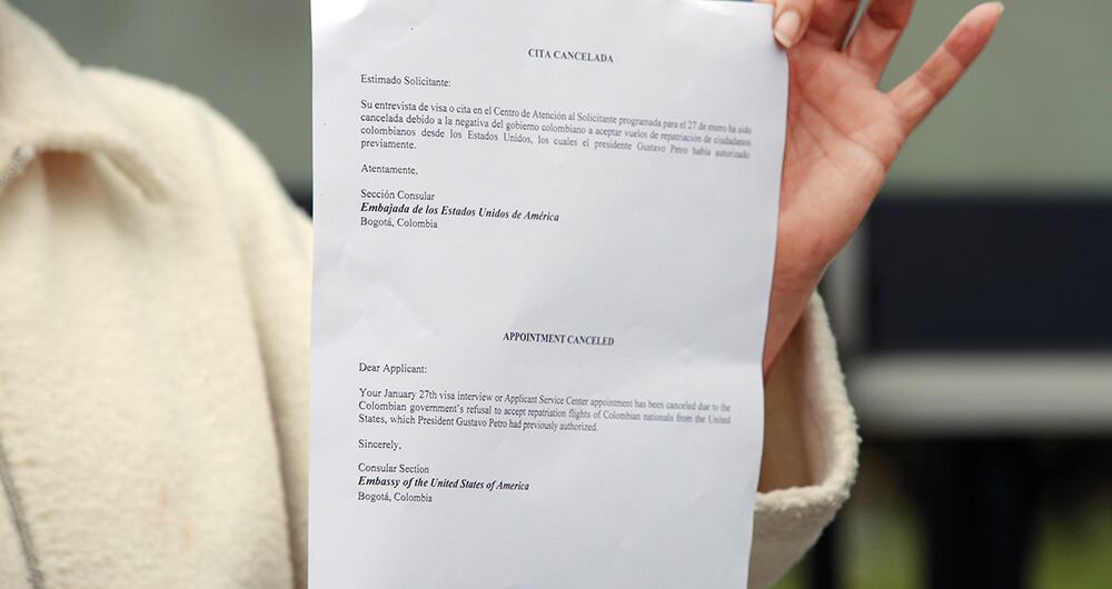 Unas 1.500 citas para solicitud de visas fueron canceladas la semana pasada y sigue la preocupación por un aumento de los aranceles.