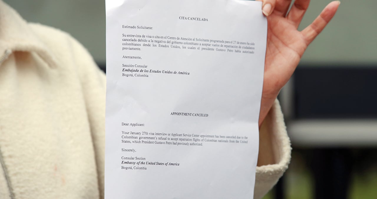 Unas 1.500 citas para solicitud de visas fueron canceladas la semana pasada y sigue la preocupación por un aumento de los aranceles.