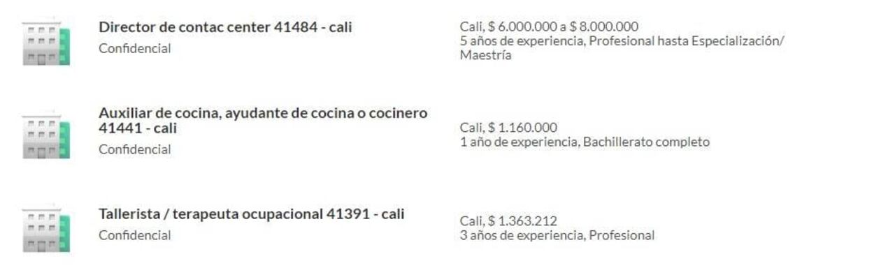 Empleo en Cali