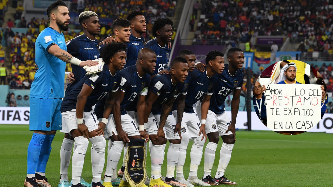 Selección de Ecuador ante Países Bajos en Qatar 2022.