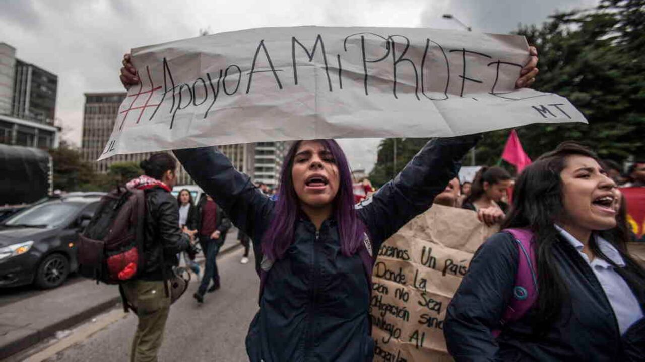 La razón principal radica en una petición contundente por parte del sindicato: engordar el presupuesto del Sistema General de Participaciones y cumplir con los 24 puntos pactados hace un año. Foto: archivo SEMANA.