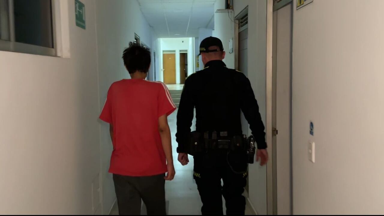 Ladrón capturado en Floridablanca, Santander.