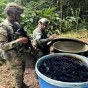 Las Fuerzas Militares localizaron el que sería el megalaboratorio para procesamiento de droga más grande de los últimos tiempos en Putumayo.