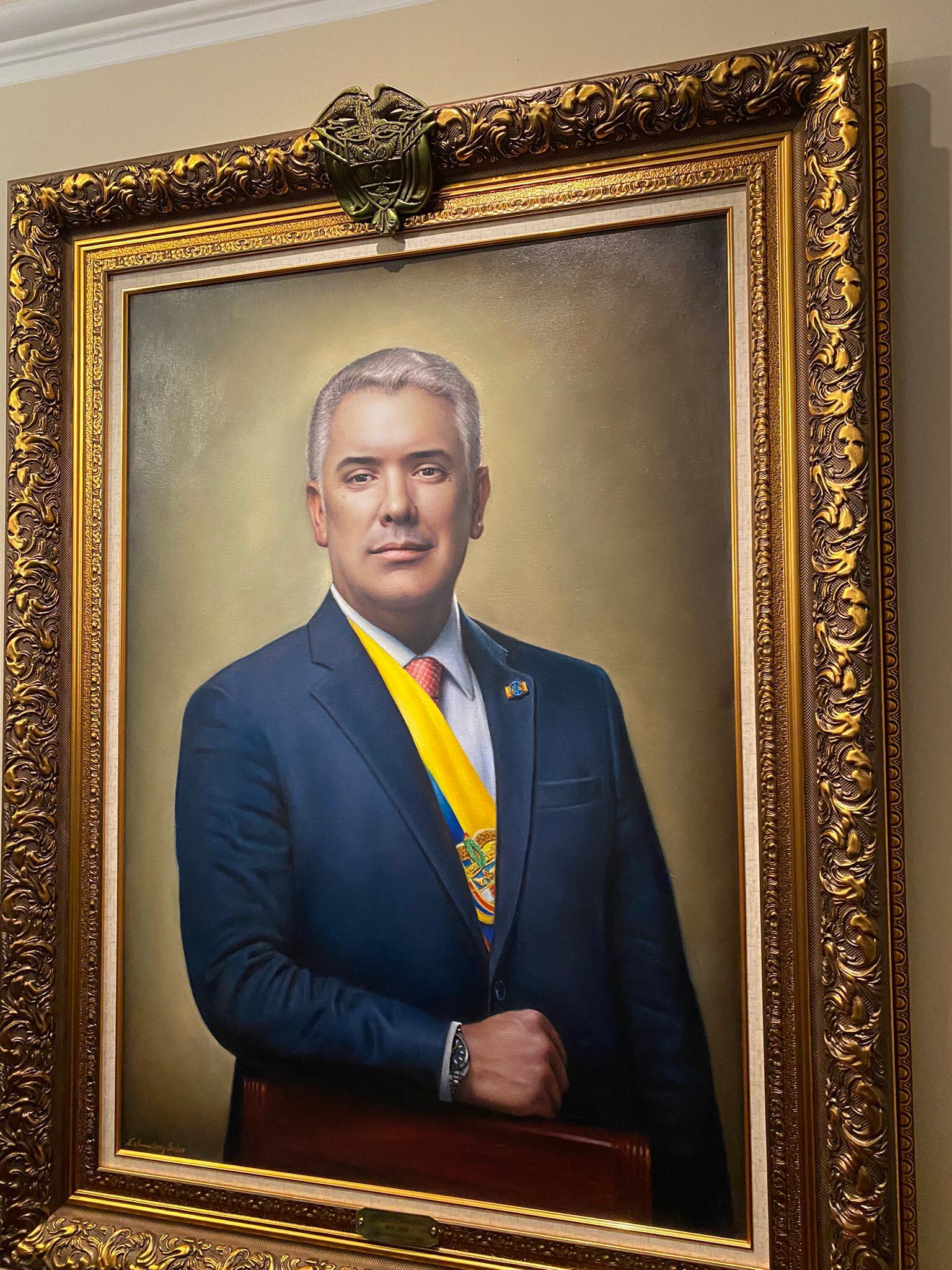 Cuadro definitivo expresidente Iván Duque