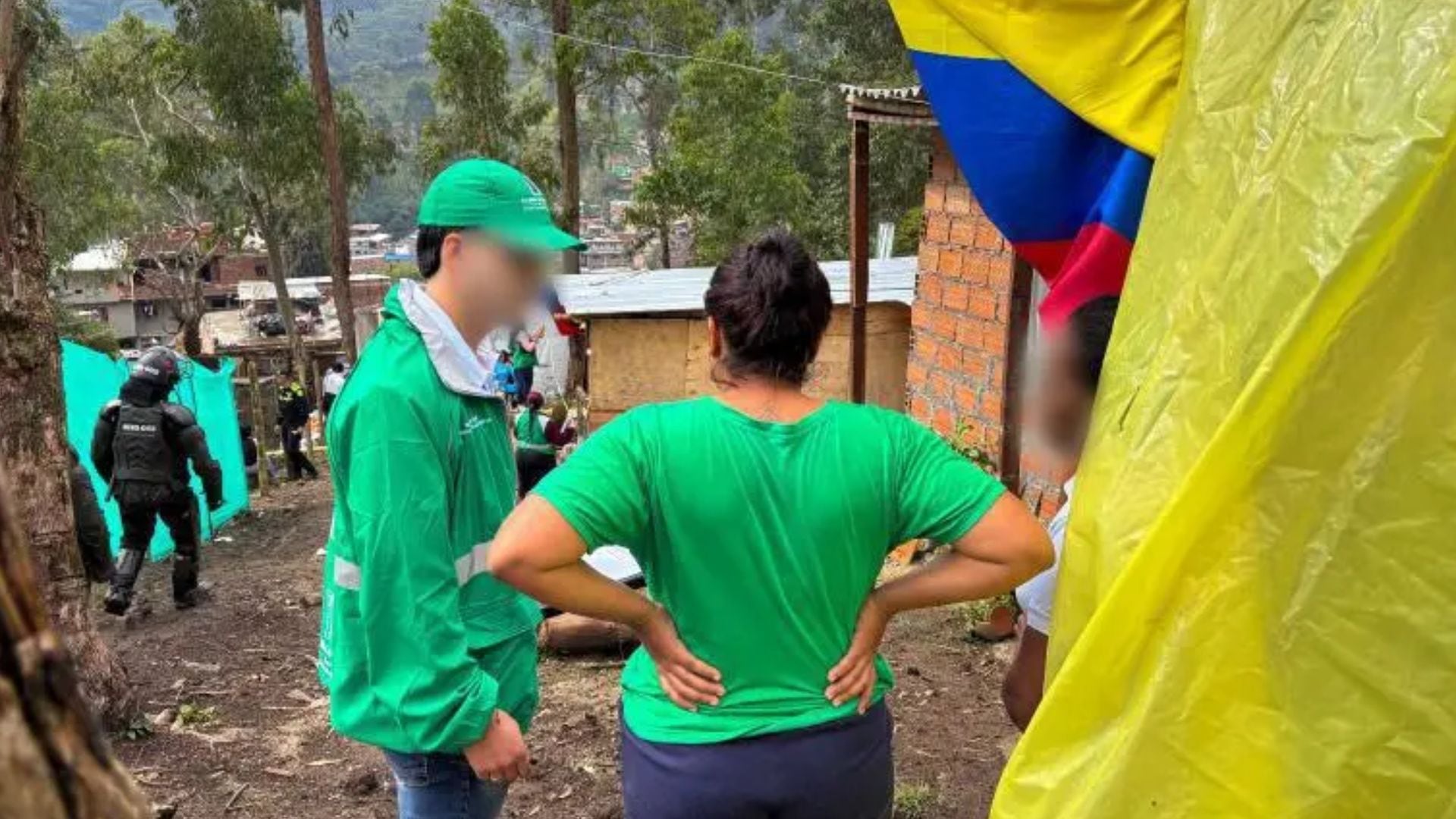 Imagen intervención en construcciones de Altavista en Medellín