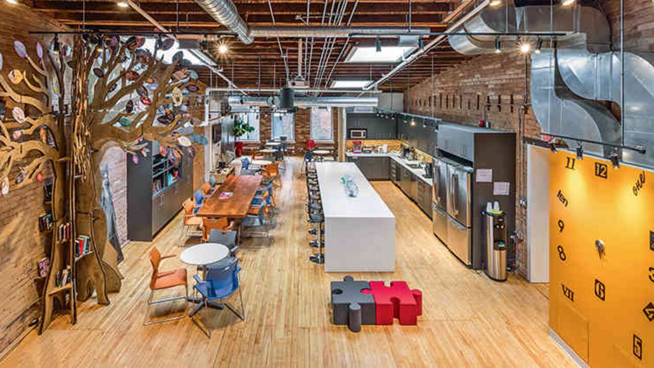 La oficina de Wattpad en Toronto, Canadá.
