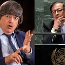 Jaime Bayly y el presidente Gustavo Petro.