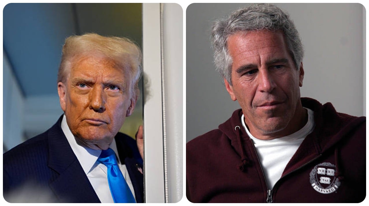 Donald Trump y Jeffrey Epstein.