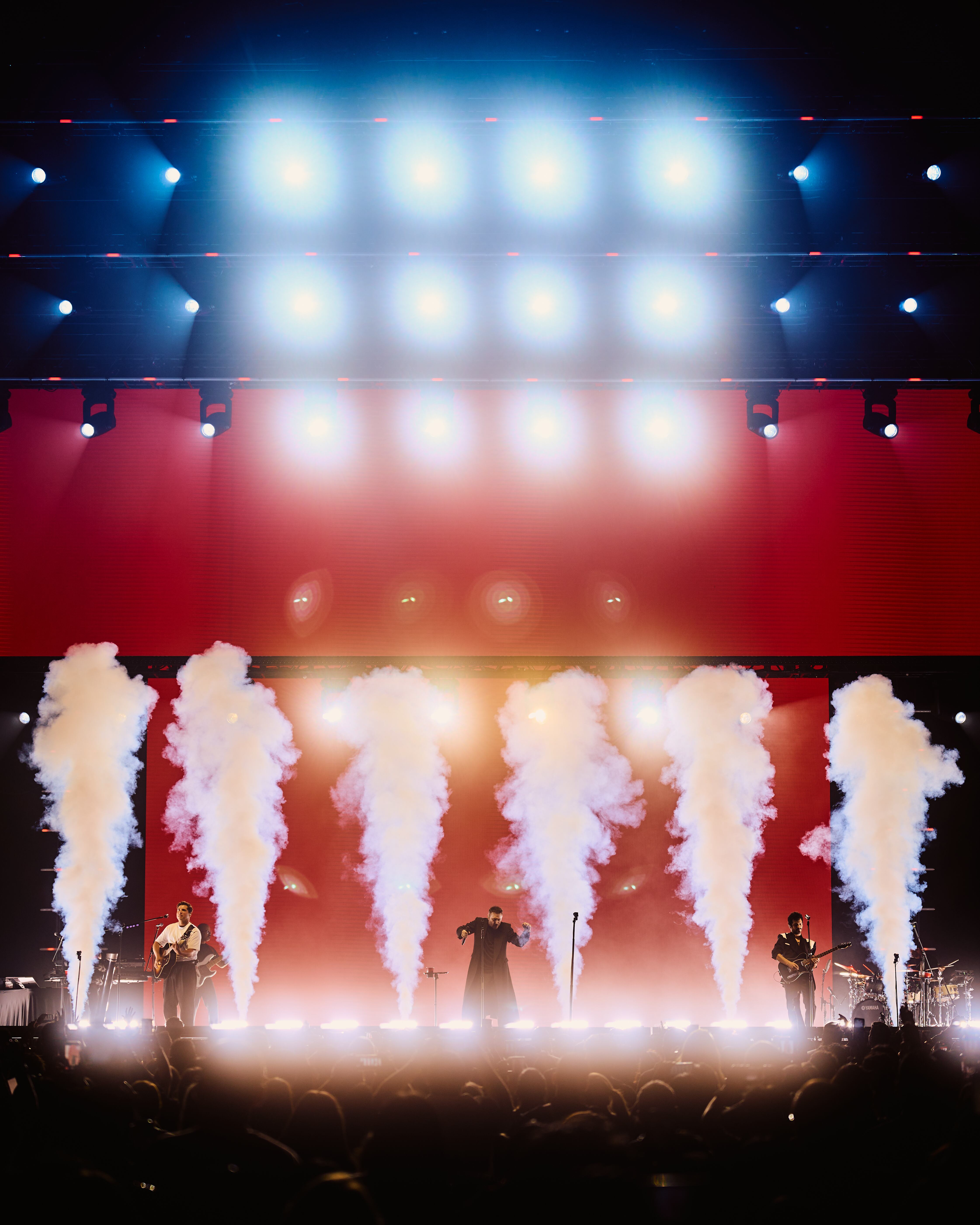 La banda afirmó su amor por el público colombiano.