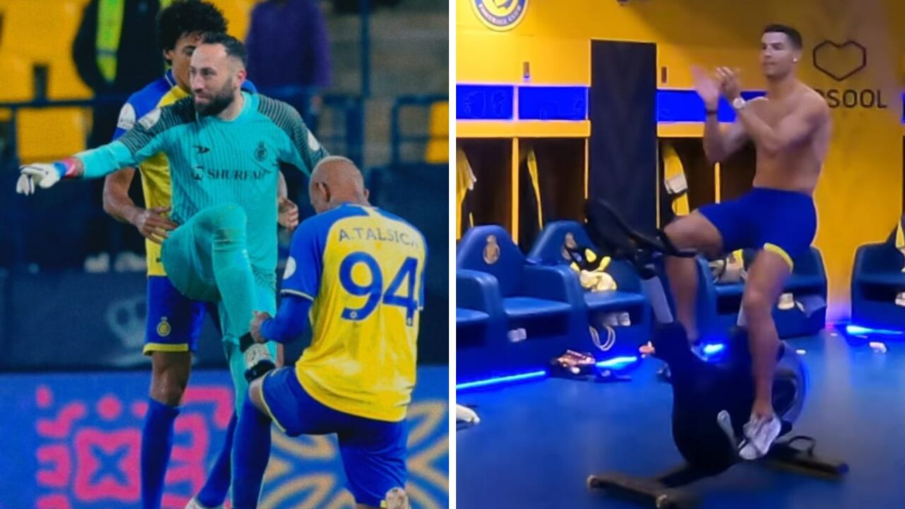 David Ospina deslumbró al poner el pase gol del segundo tanto de Al-Nassr este viernes.