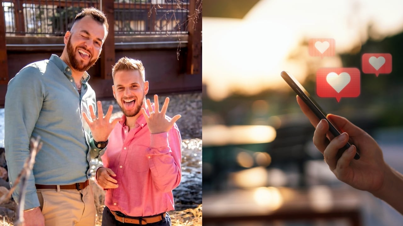 Los dos hombres sintieron el verdadero amor desde el primer momento.