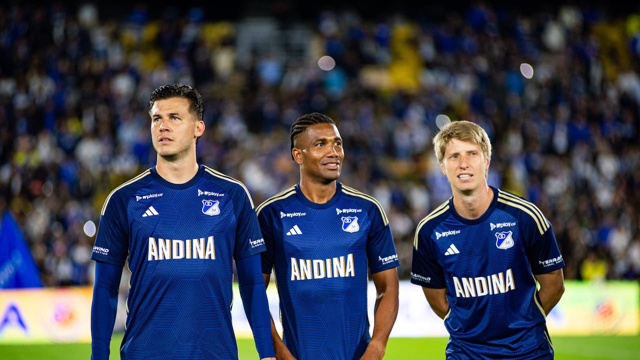 Juan Pablo Vargas (izquierda) ganó tres títulos en cinco años con Millonarios