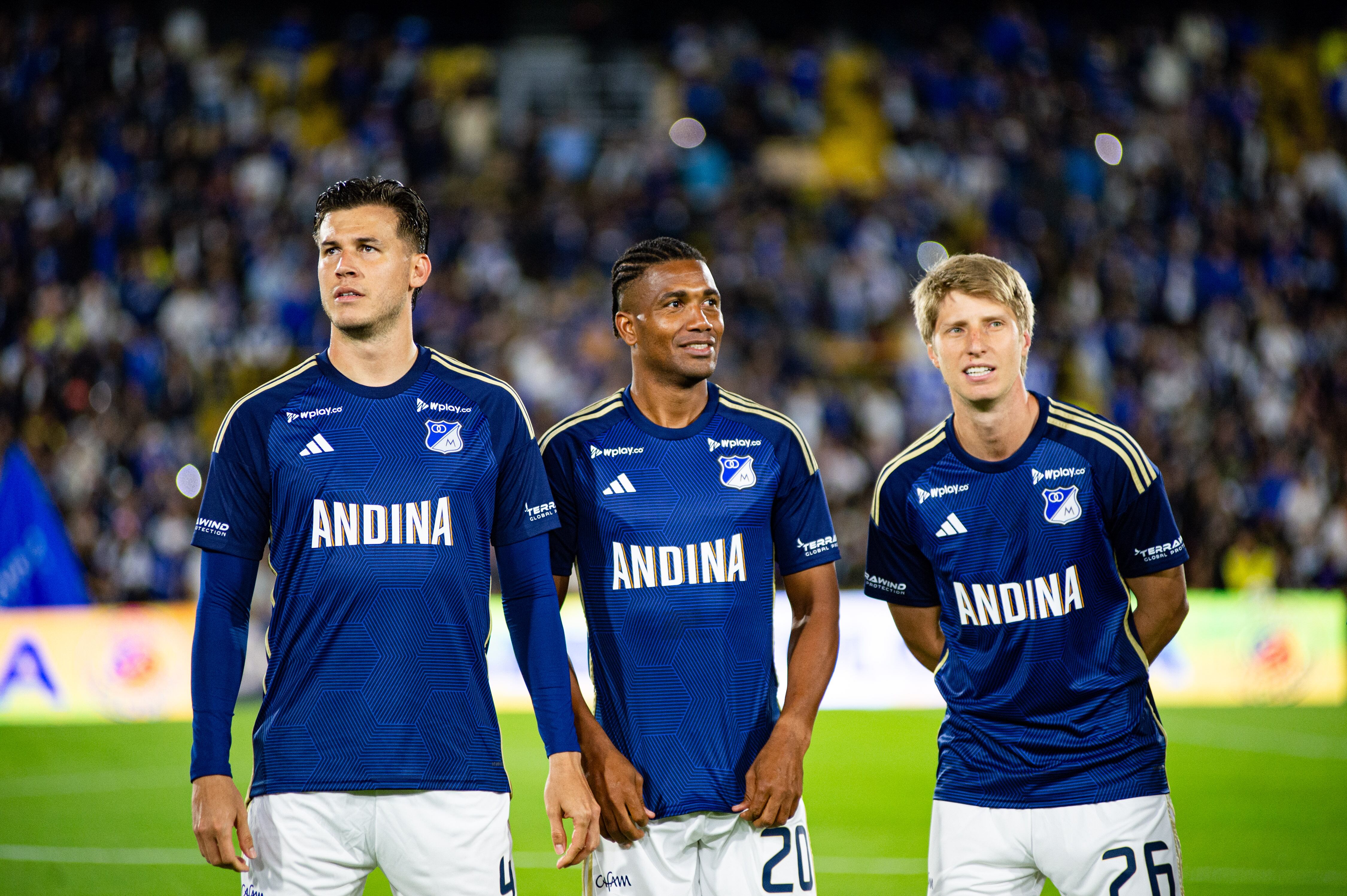 Juan Pablo Vargas (izquierda) ganó tres títulos en cinco años con Millonarios