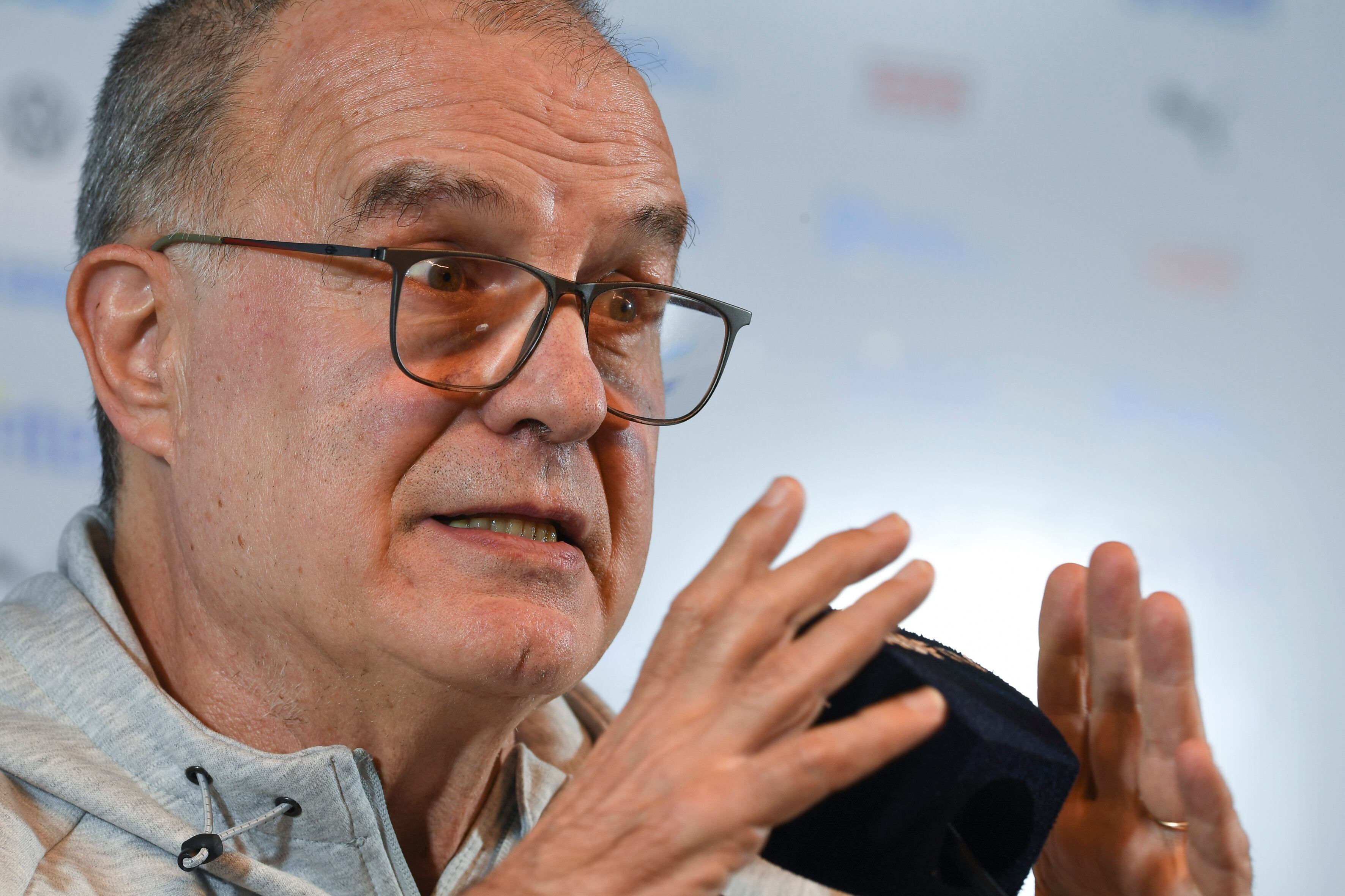 Marcelo Bielsa, seleccionador de Uruguay.