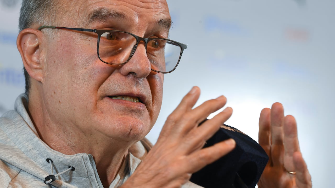 Marcelo Bielsa, seleccionador de Uruguay.