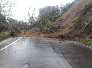 El movimiento en masa se registró específicamente en el kilómetro 56 en el trayecto que conecta a Manizales con el municipio de Fresno en el departamento del Tolima.