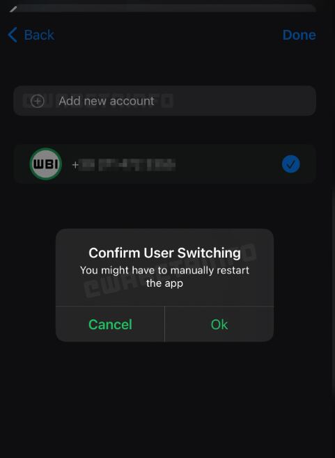 WhatsApp planea permitir a los usuarios administrar varias cuentas desde un único teléfono.