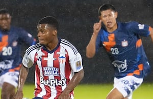 Imagen del partido entre Junior de Barranquilla, y Boyacá Chicó, por la Liga BetPlay 2026-ll.