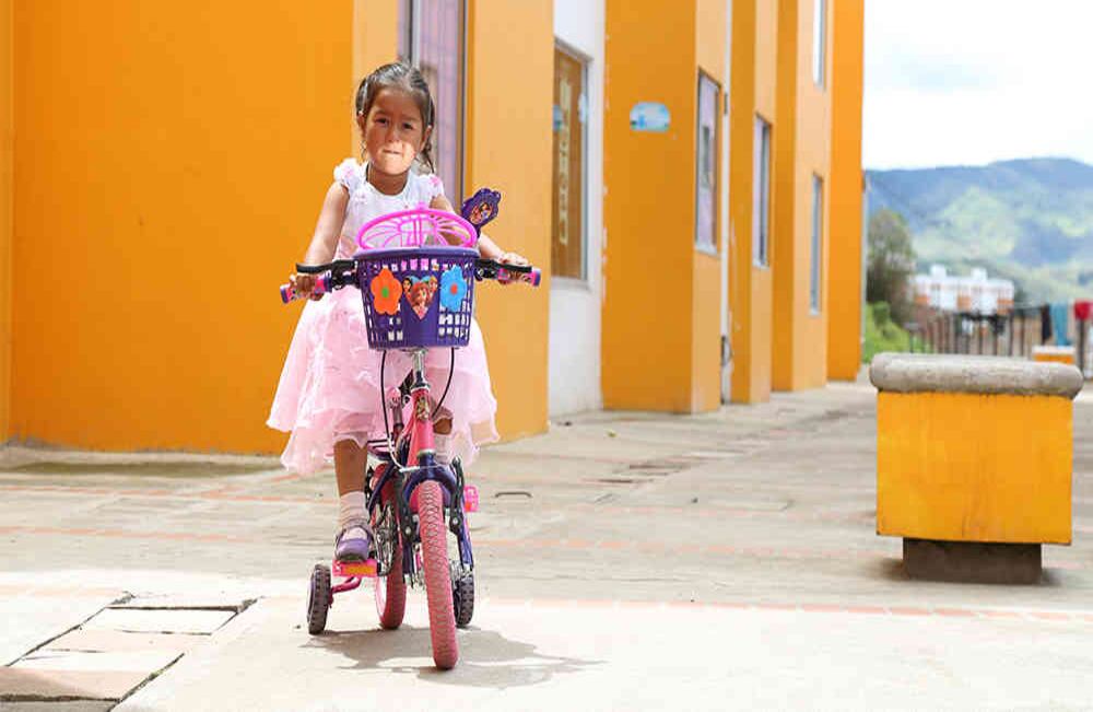 En Guaduas, Cundinamarca, la urbanización Mirador del Campanario ha recibido a 430 damnificados por las lluvias.  Foto: Cortesía Fondo de adaptación