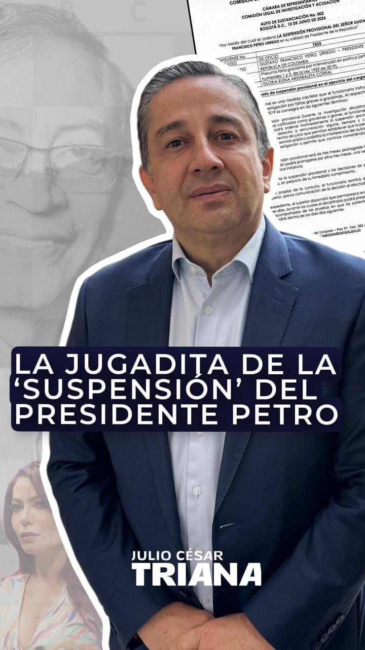 Julio César Triana, representante de Cambio Radical.