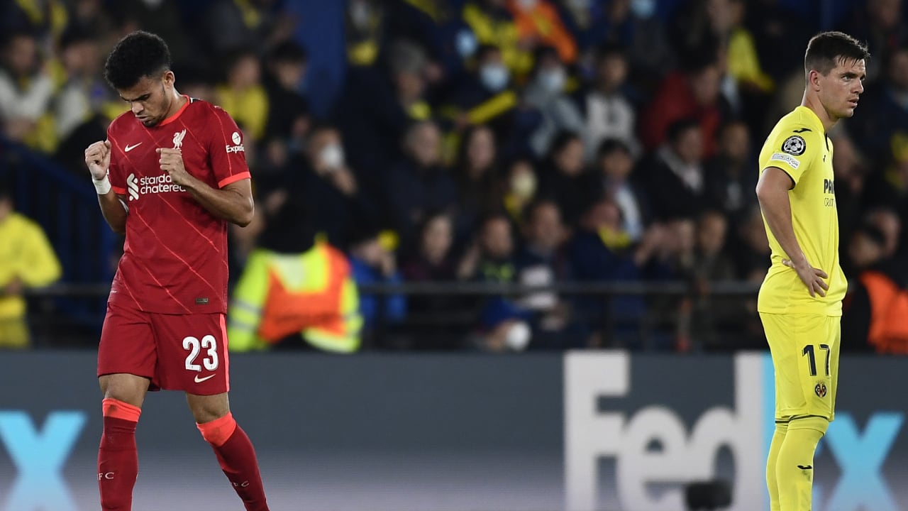 Luis Díaz entró en el segundo tiempo y le cambió la cara a un Liverpool que sufría