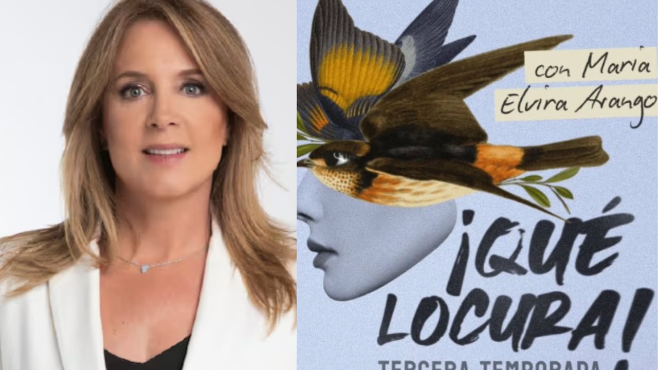 María Elvira Arango estrenará la tercera temporada de su pódcast '¡Qué locura!'