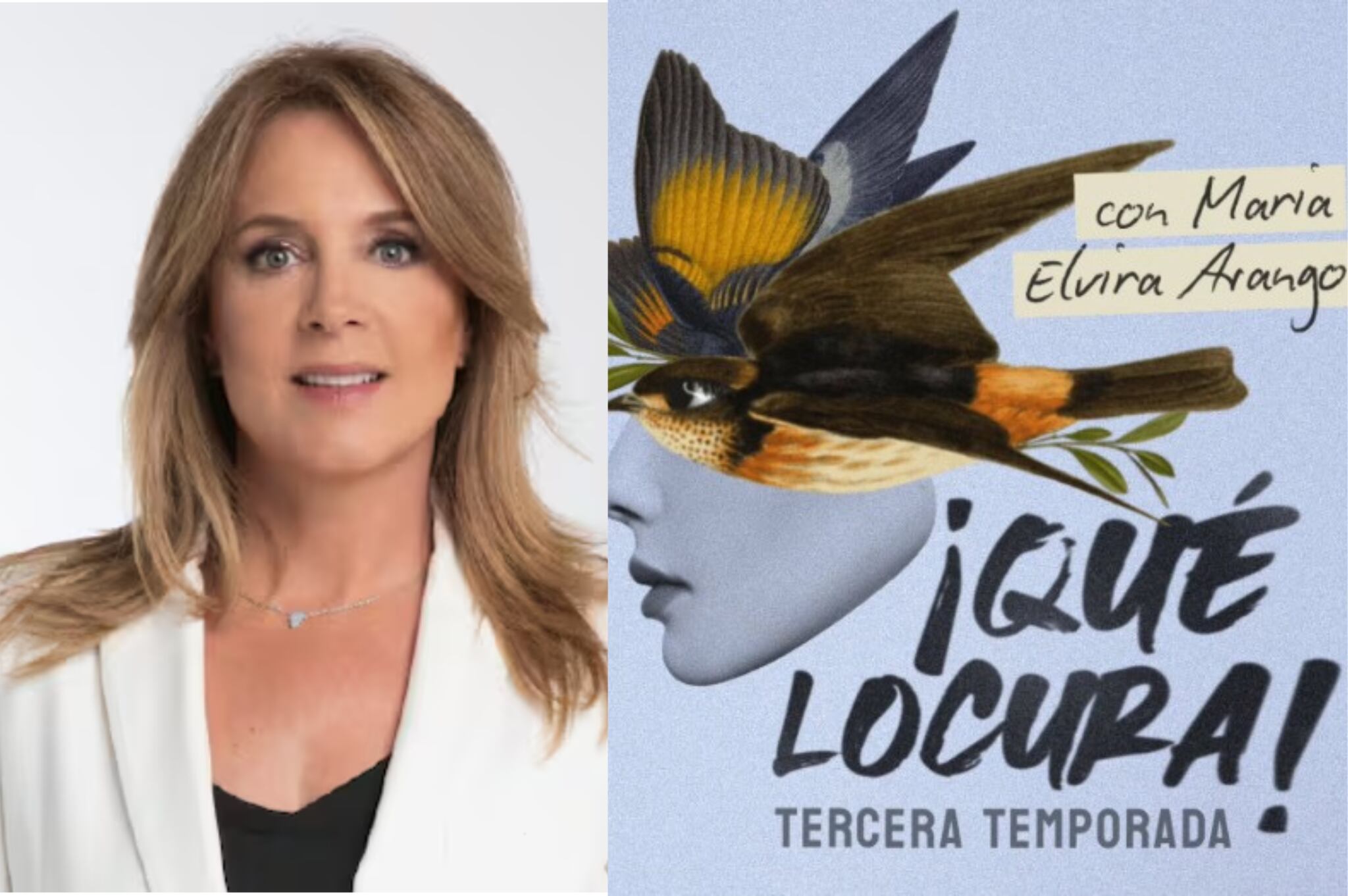 María Elvira Arango estrenará la tercera temporada de su pódcast '¡Qué locura!'