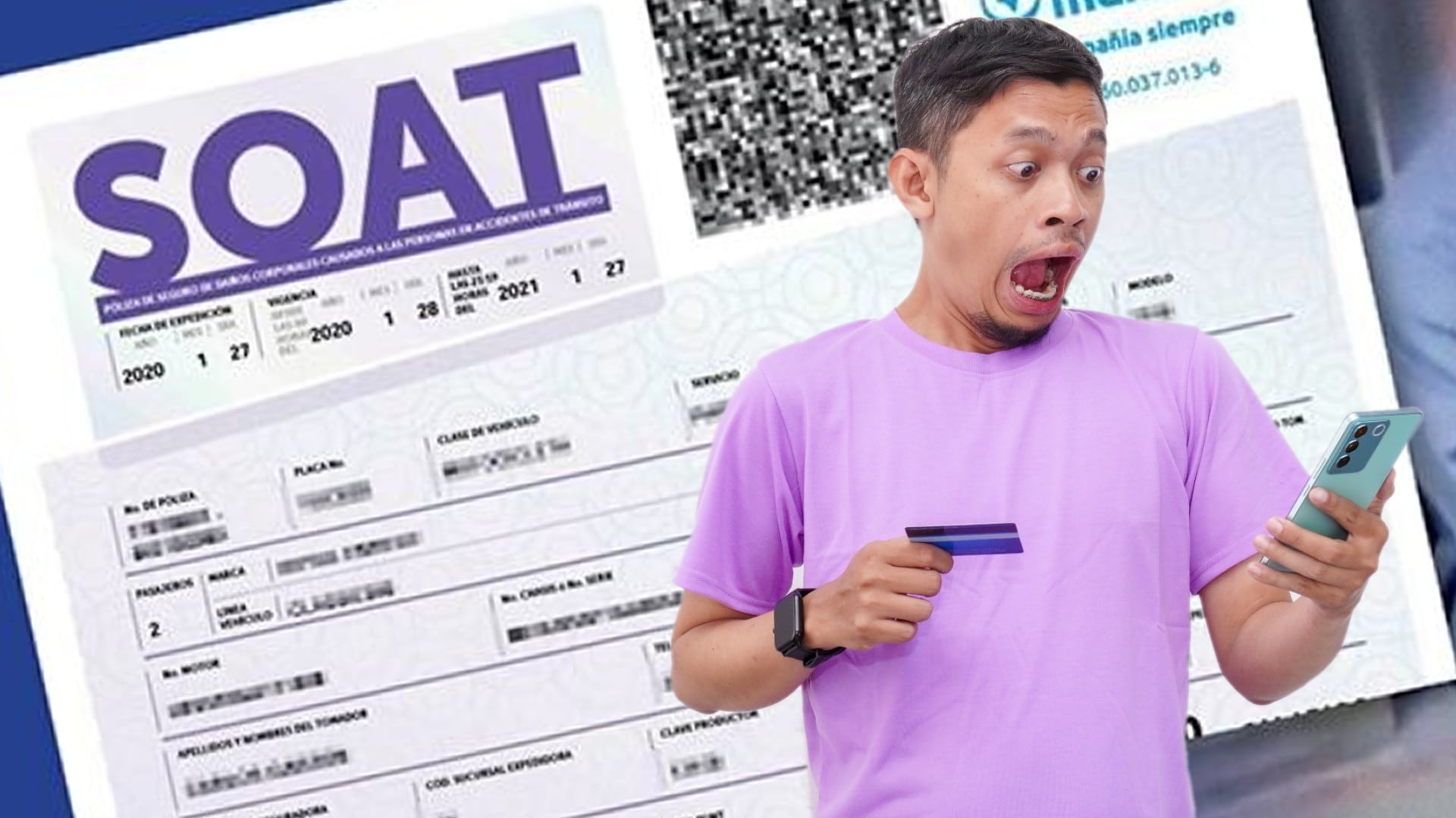 Las nuevas tarifas del SOAT fueron fijadas por la Superintendencia Financiera de Colombia.