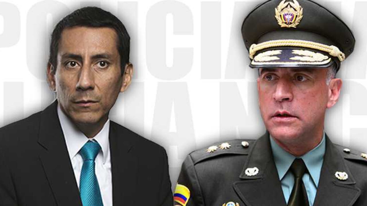 Jimmy Chamorro y el general Martínez.