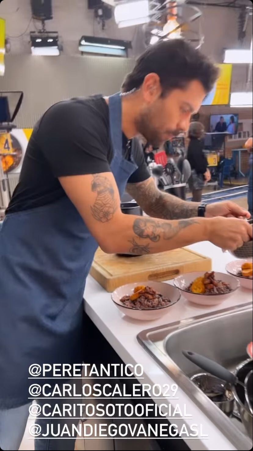 El chef preparó una receta especial en el matutino.