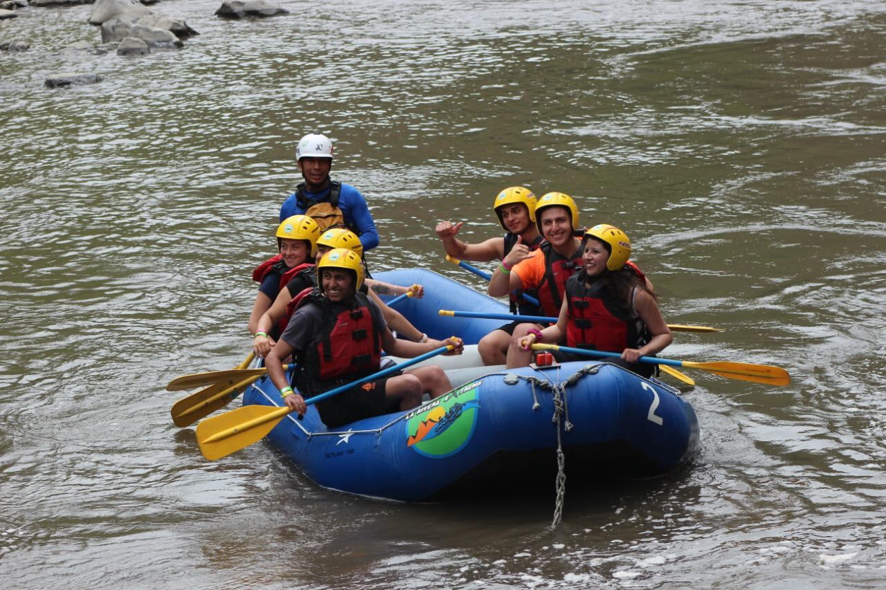 El rafting es una de las actividades más llamativas que desarrollan las agencias de turismo de Útica y Tobia en el río Negro.