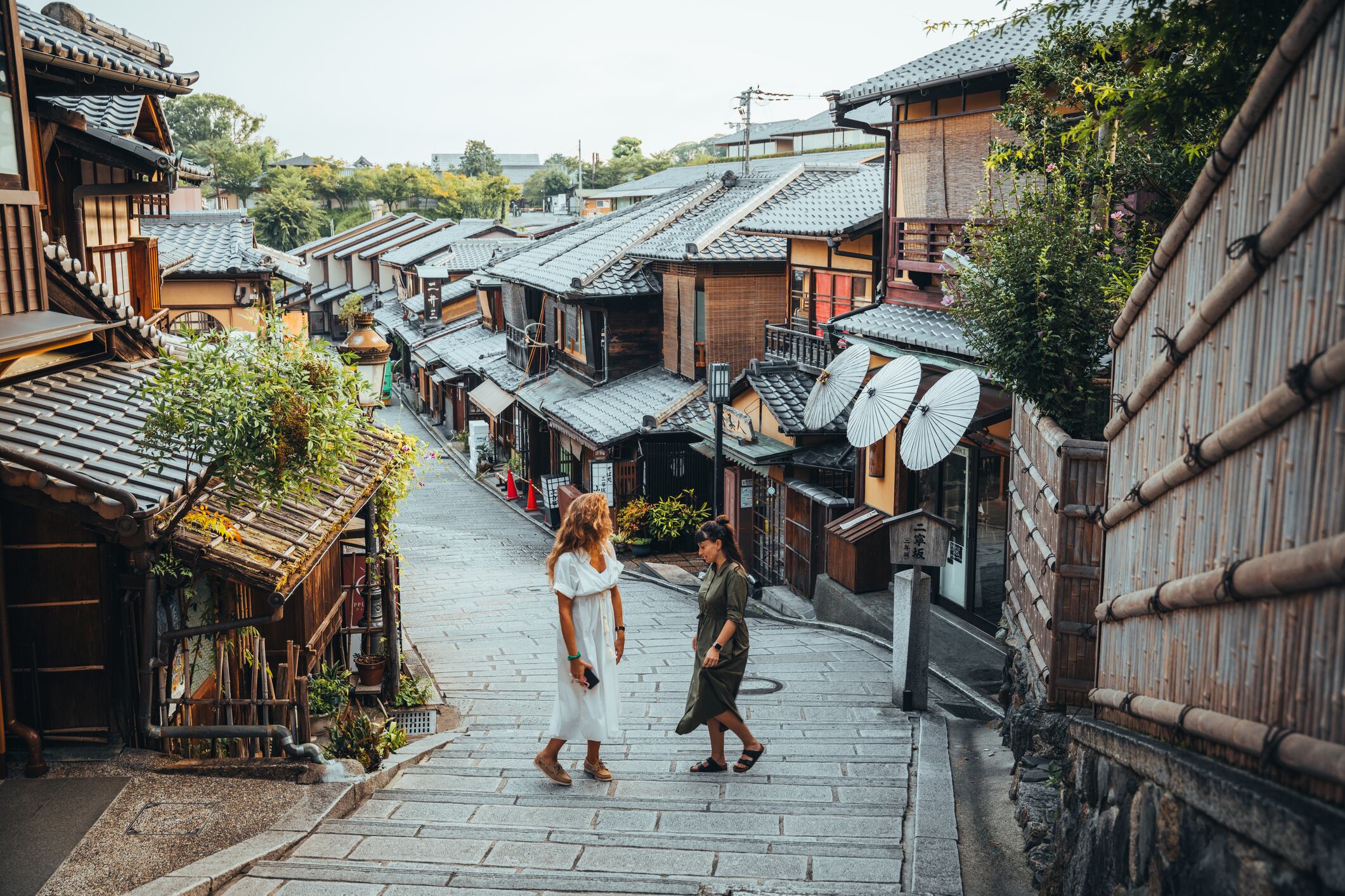Turismo en Kioto, Japón.