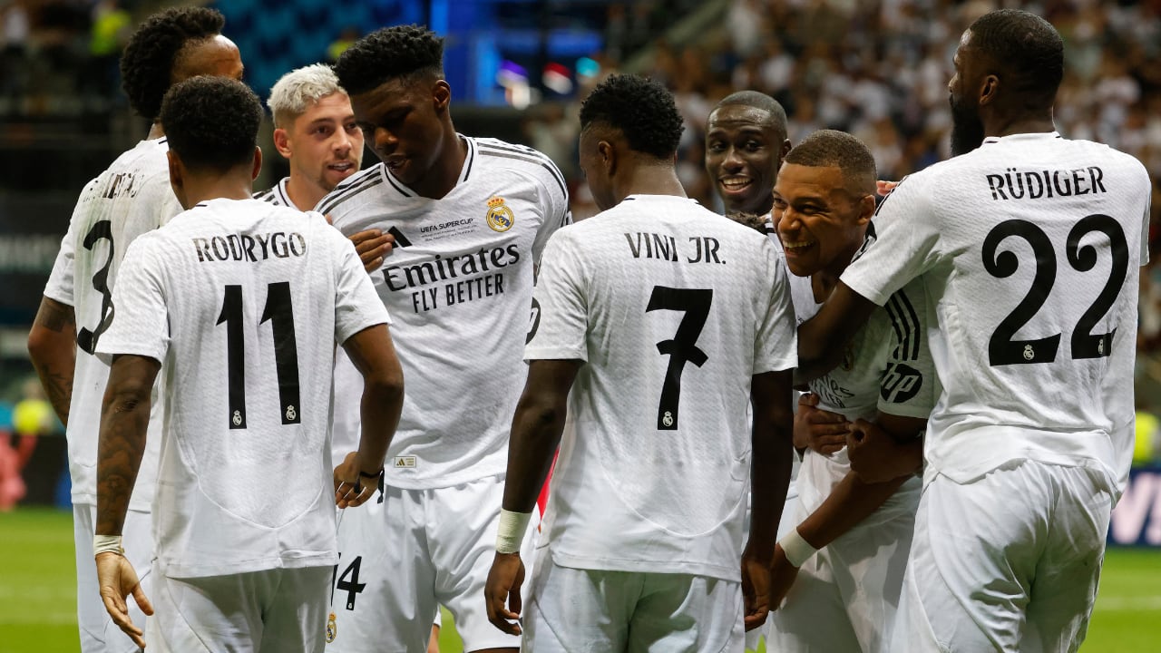 Real Madrid conquistó la Supercopa de Europa ante Atalanta.