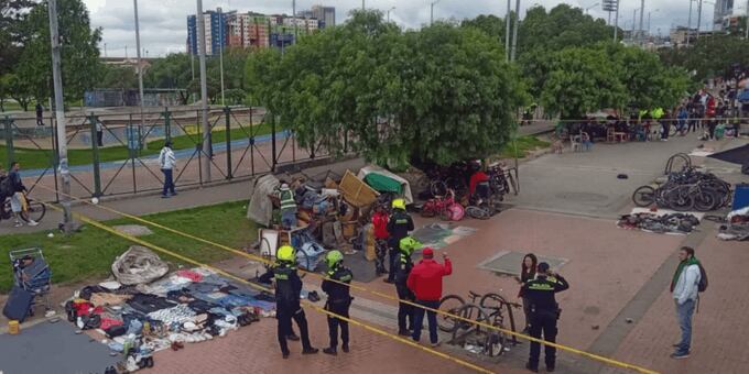 Explosión se reportó en el centro de Bogotá.