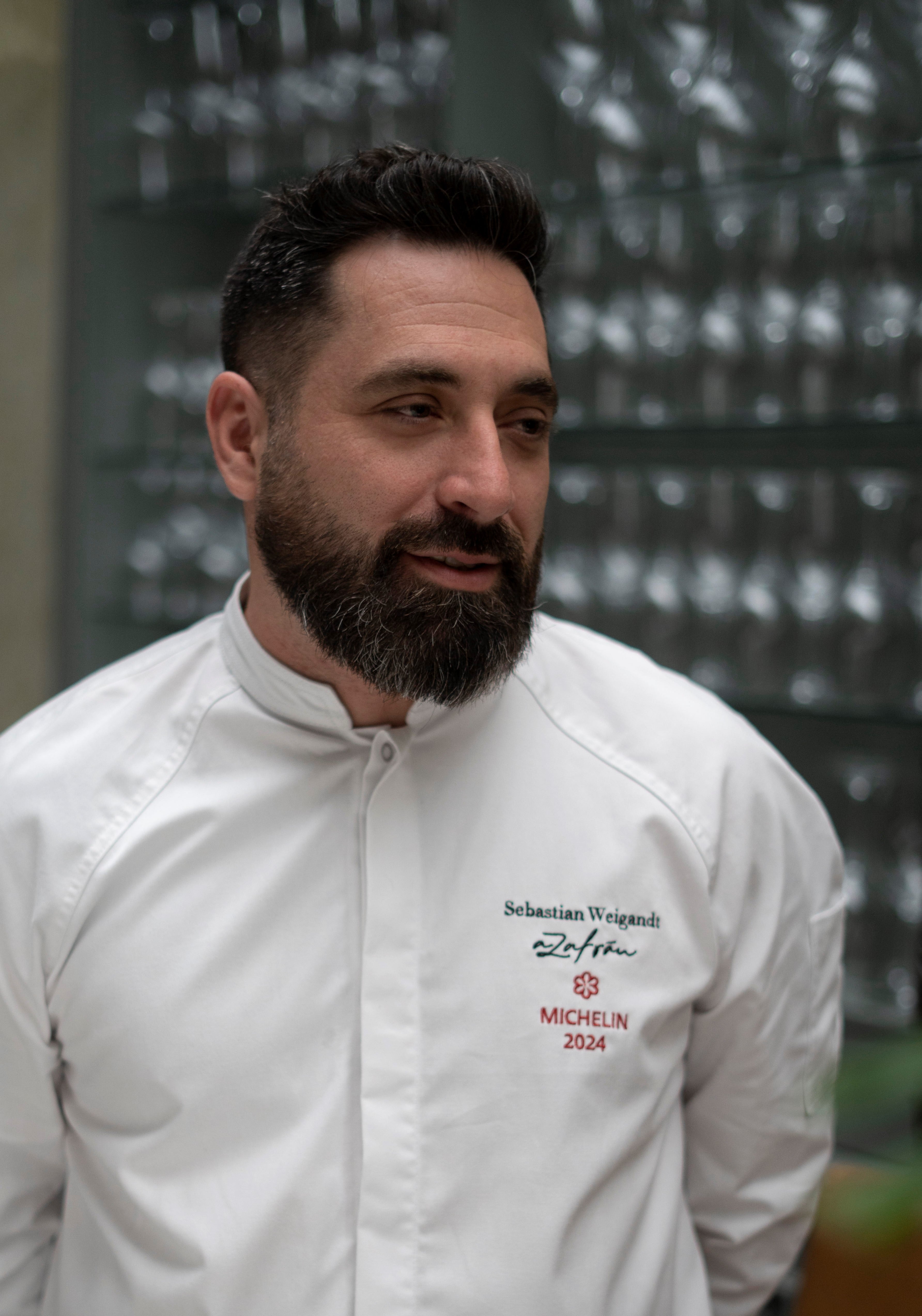 Sebastián Weigandt, chef y socio de Azafrán, restaurante en Mendoza, Argentina.