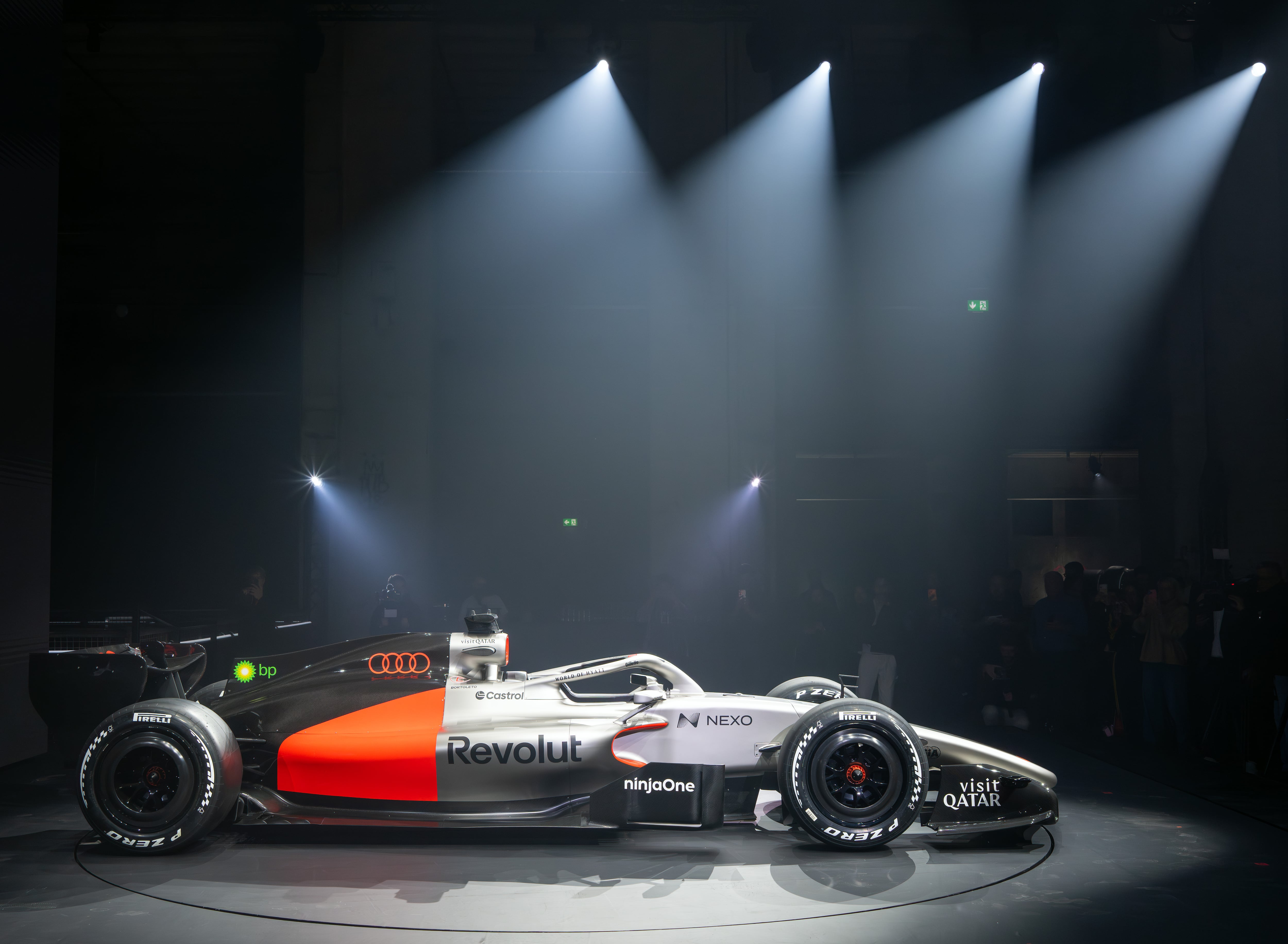 Audi Revolut R 26 , el auto de la marca de los cuatro aros para la Fórmula 1.