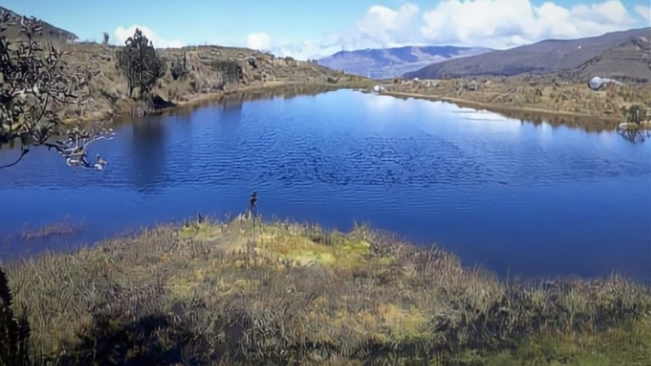 Este es el páramo chiscano en el departamento de Boyacá.