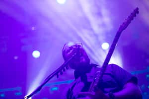 Emperor en el Royal Center de Bogotá, donde tocó la noche del 15 de Mayo de 2022.