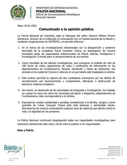 Las autoridades dieron más información sobre el caso.