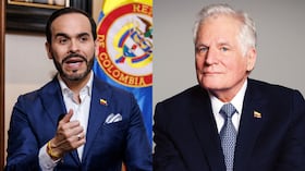 Abelardo de la Espriella y Miguel Uribe Londoño.