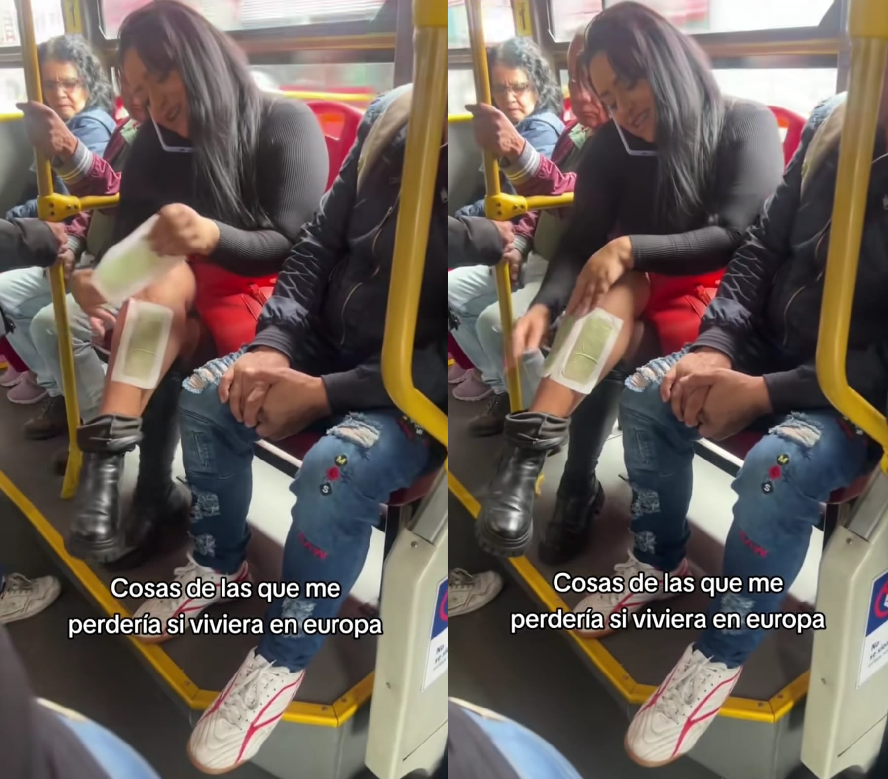 Video de mujer depilándose en transmilenio causó reacciones en redes sociales.