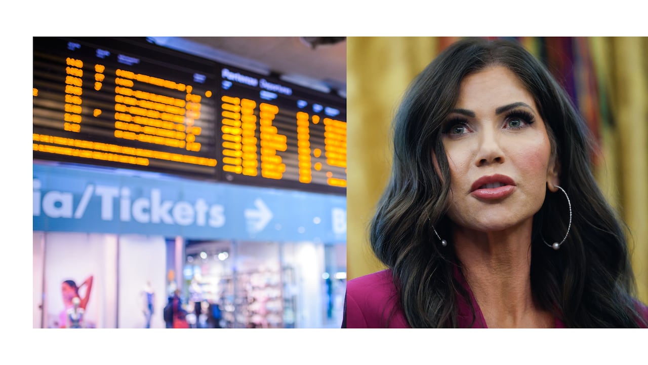 Polémica por la negativa de varios aeropuertos de Estados Unidos a publicar video de la secretaria de Seguridad Nacional, Kristi Noem, en donde culpa a los demócratas del Congreso por el cierre en Estados Unidos