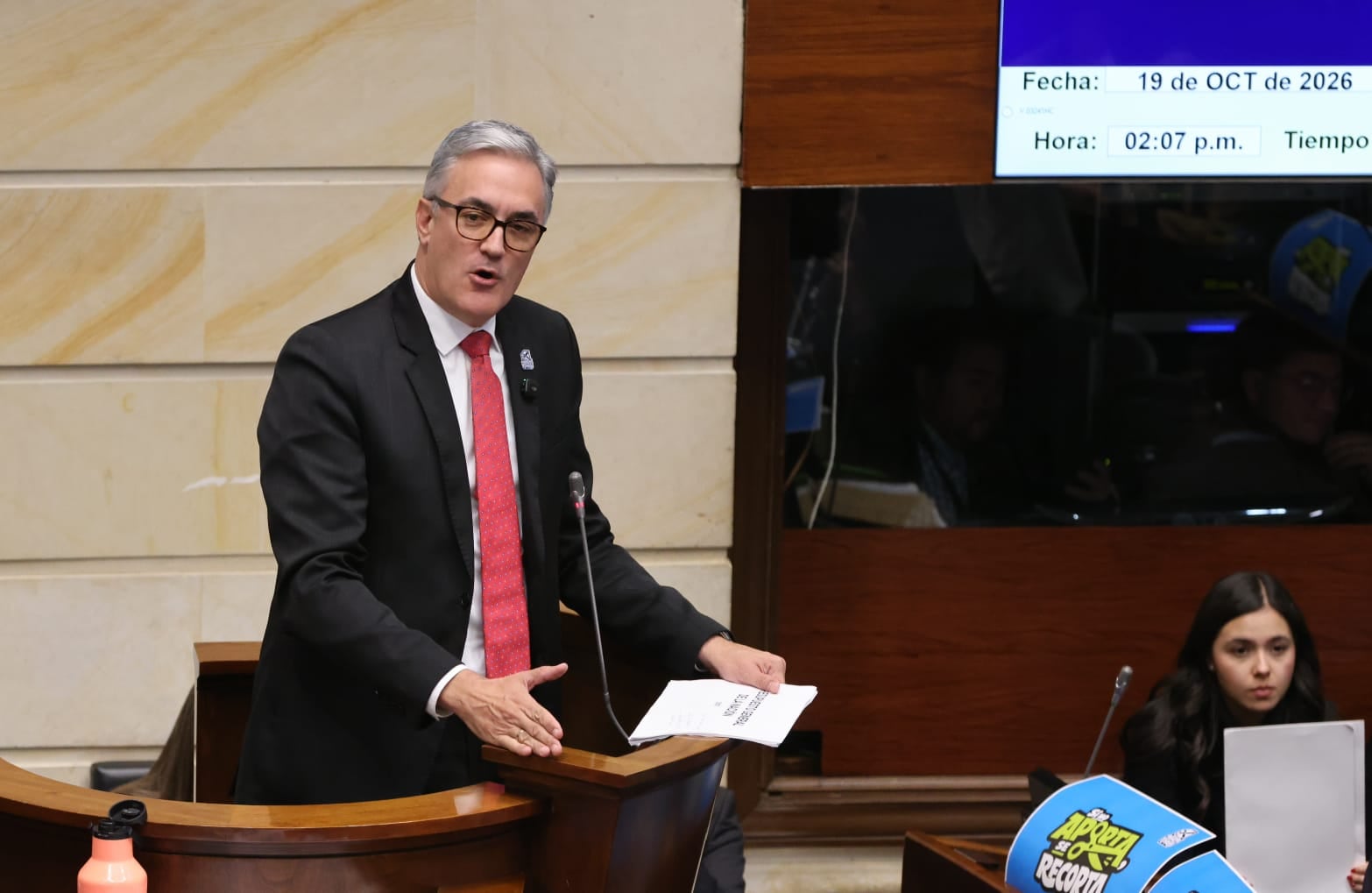 Plenaria del Senado debate del proyecto de ley, Presupuesto General de la Nación 2027. 19 octubre 2026