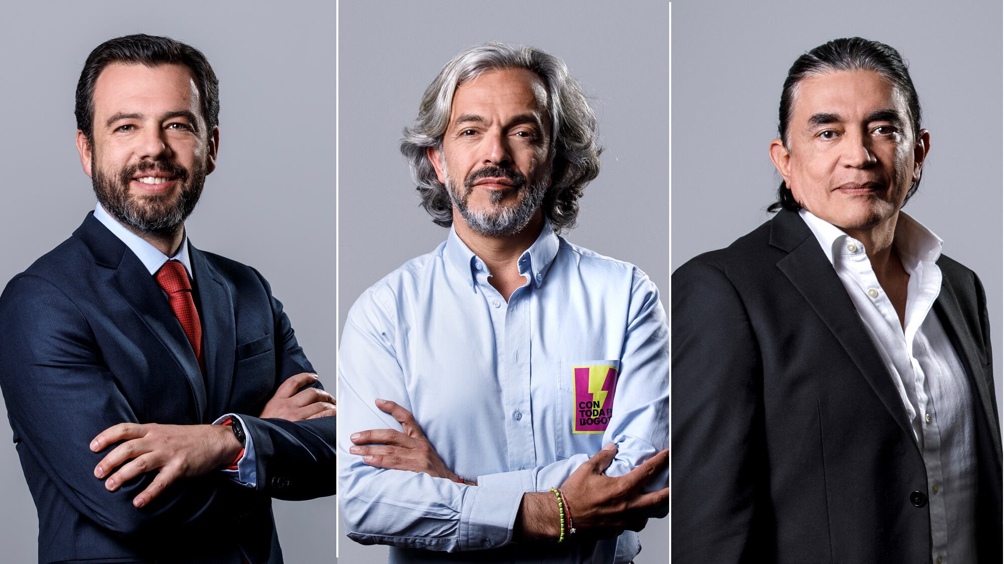 Carlos Fernando Galán, Juan Daniel Oviedo, Gustavo Bolívar