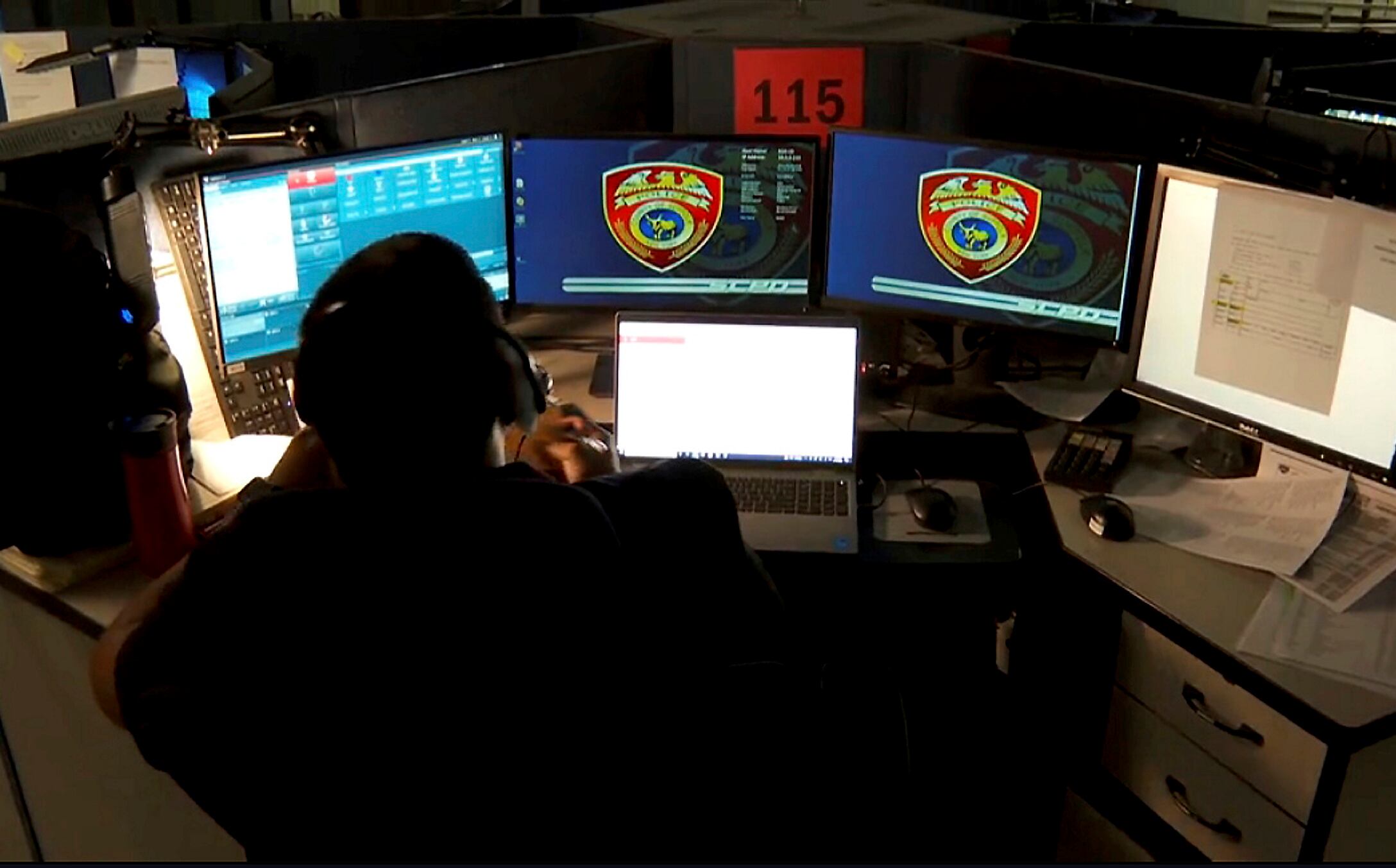 La operadora decidió trasladarse de inmediato para atender a sus hijos de inmediato